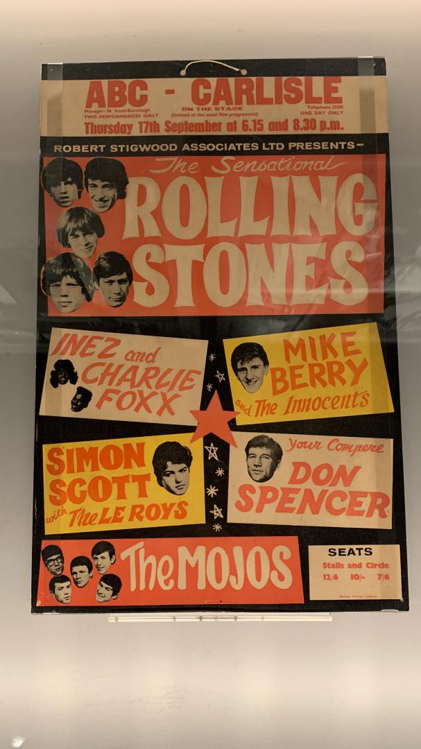 Expo Rolling Stones - Affiche 1964
